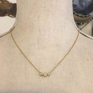 EFFY Collection diamond pave triple heart necklace